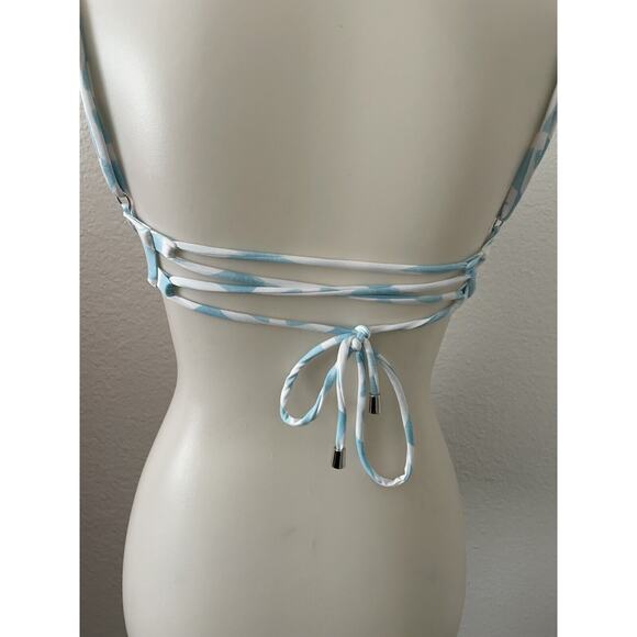 Kenny Flowers Swimsuit Bikini Top The Maldives Print Swimwear - Picture 6 of 7